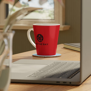 We The Bay Red Latte Mug, 12oz