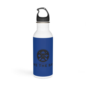 We The Bay Dark Blue Stainless Steel Water Bottle