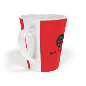 We The Bay Red Latte Mug, 12oz
