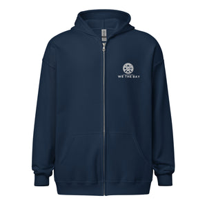 Embroidred We The Bay Zip Hoody