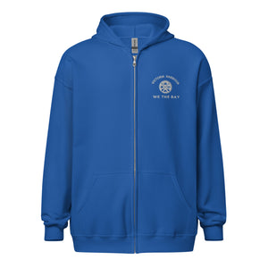 Embroidered Victoria Harbour Zip Hoody