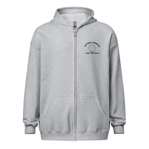 Embroidered Victoria Harbour Zip Hoody