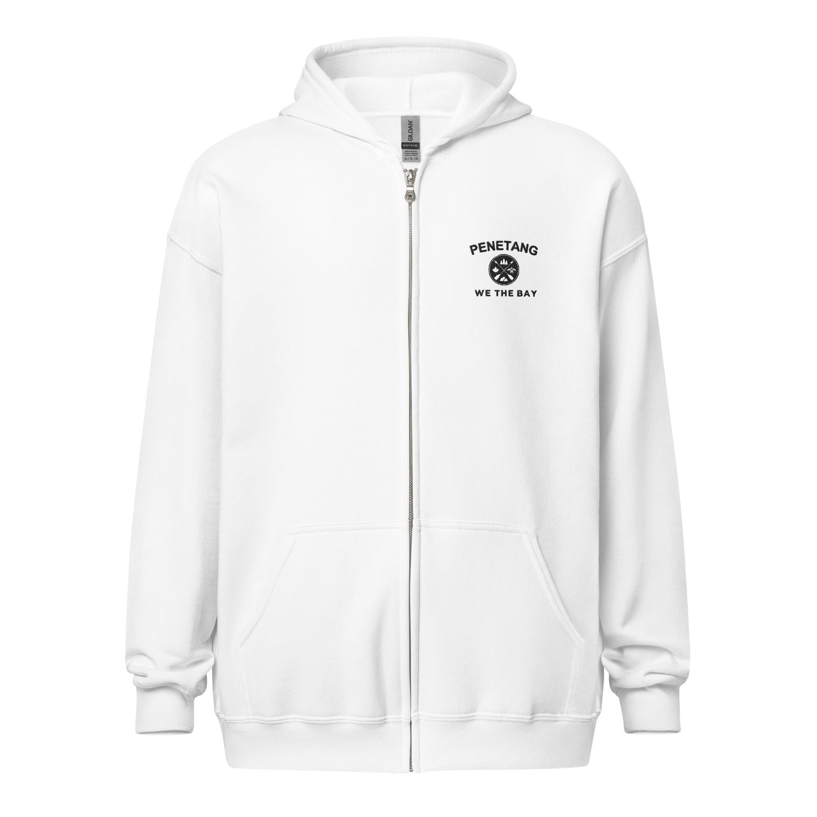 Embroidered Penetang Zip Hoody