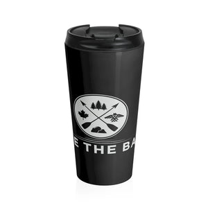 Stainless Steel Travel Mug - Black