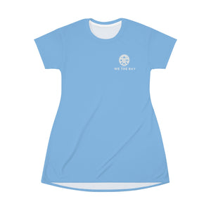 T-Shirt Dress / Cover-up - Blue