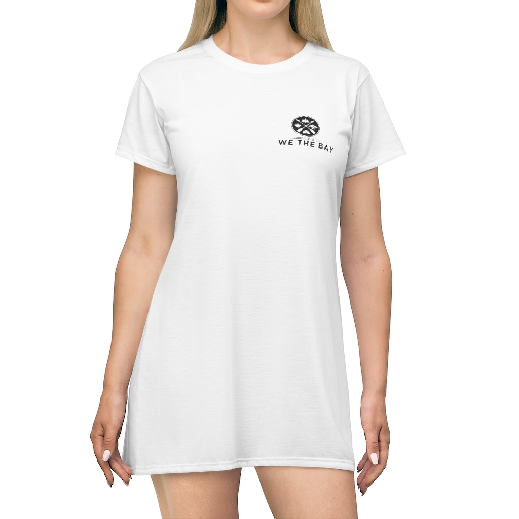 T-Shirt Dress / Cover-up - White