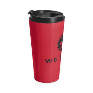 Stainless Steel Travel Mug - Red