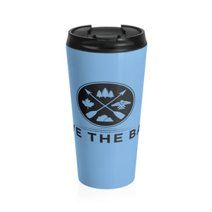 Stainless Steel Travel Mug - Blue