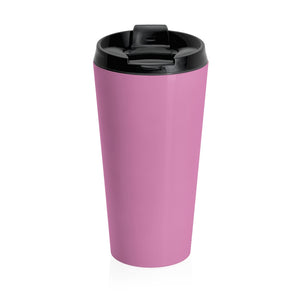 Stainless Steel Travel Mug - Pink