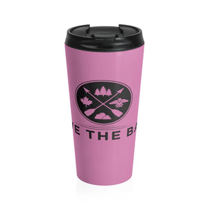 Stainless Steel Travel Mug - Pink