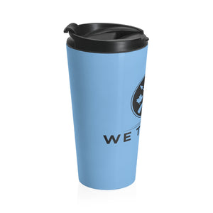 Stainless Steel Travel Mug - Blue