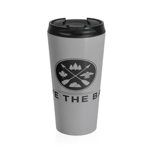 Stainless Steel Travel Mug - Grey