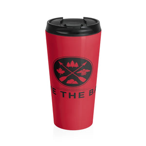 Stainless Steel Travel Mug - Red
