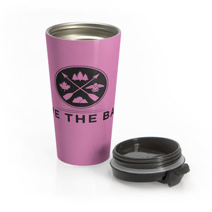 Stainless Steel Travel Mug - Pink