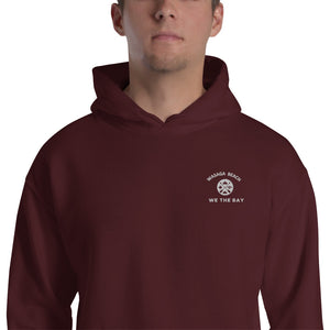 Wasaga Beach Hoodie with embroidered We The Bay on left chest
