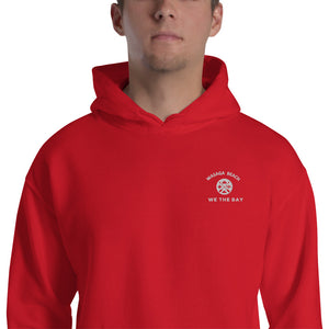 Wasaga Beach Hoodie with embroidered We The Bay on left chest