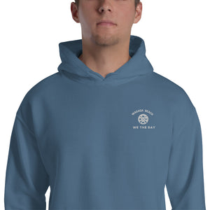 Wasaga Beach Hoodie with embroidered We The Bay on left chest